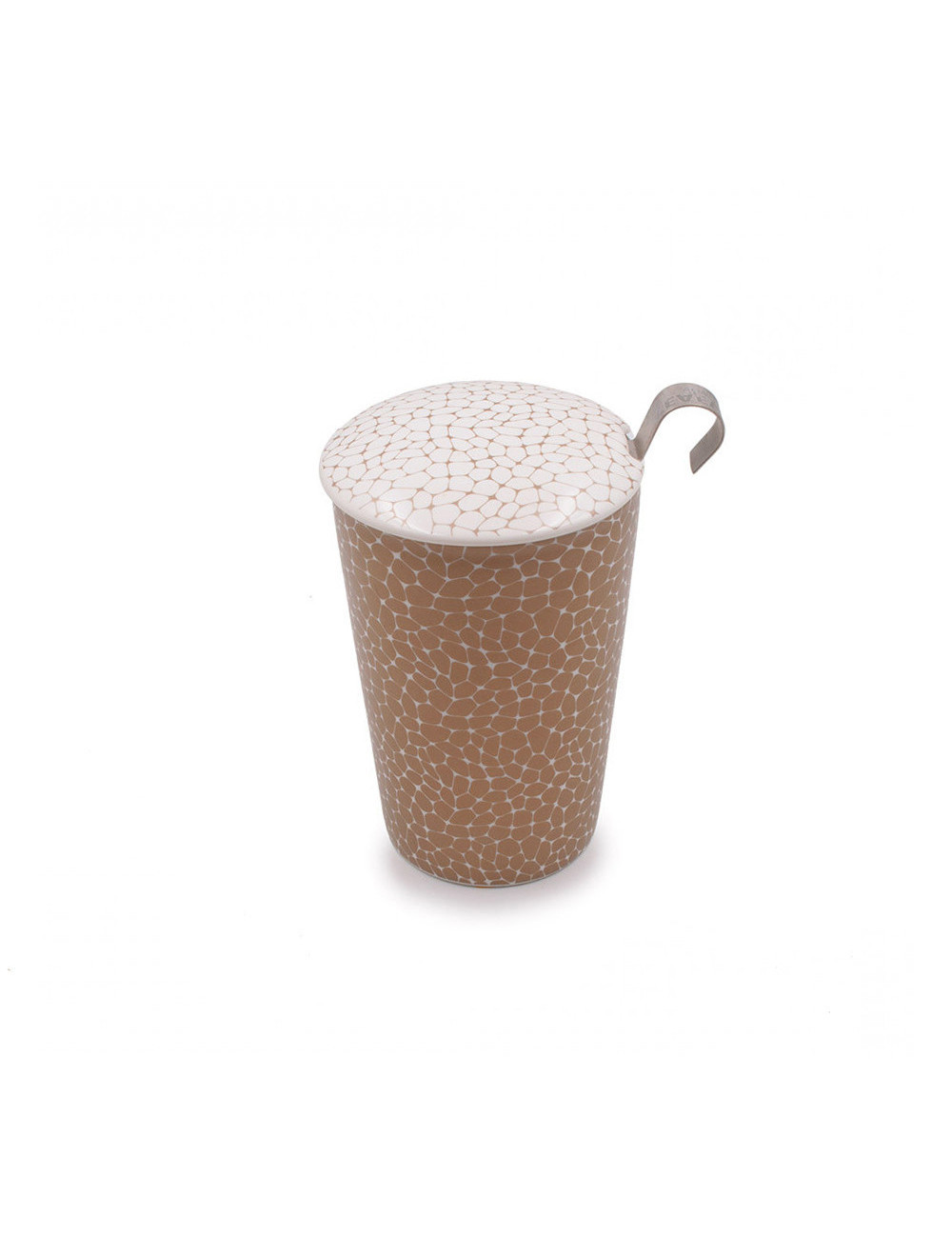 Grande tisaniera doppia camera in porcellana oro da 350 ml - La Pianta del Tè acquista on line Grande tisaniera doppia camera in porcellana oro da 350 ml - La Pianta del Tè acquista on line