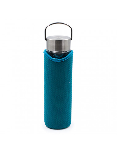 Thermos infusore in vetro con rivestimento in neoprene Green Leaf - La Pianta del Tè vendita online