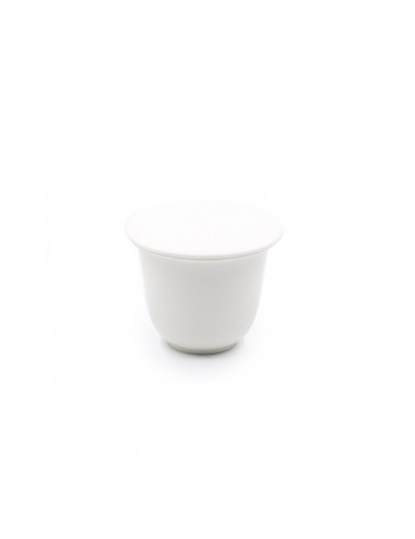 Filtro da tè con coperchio bianco per mug Old Style - La Pianta del Tè shop online