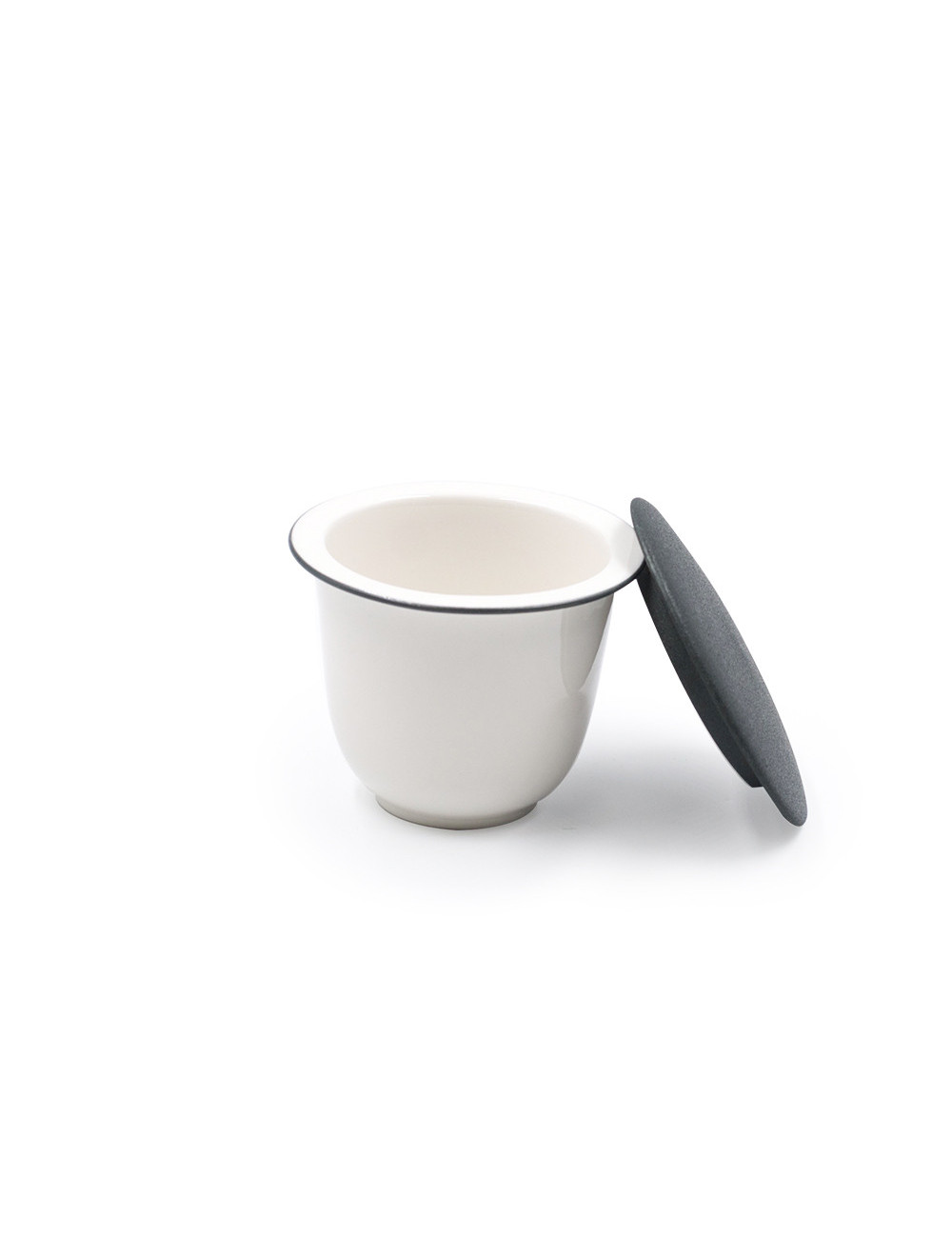 Filtro da tè con coperchio nero per mug Old Style - La Pianta del Tè acquista online