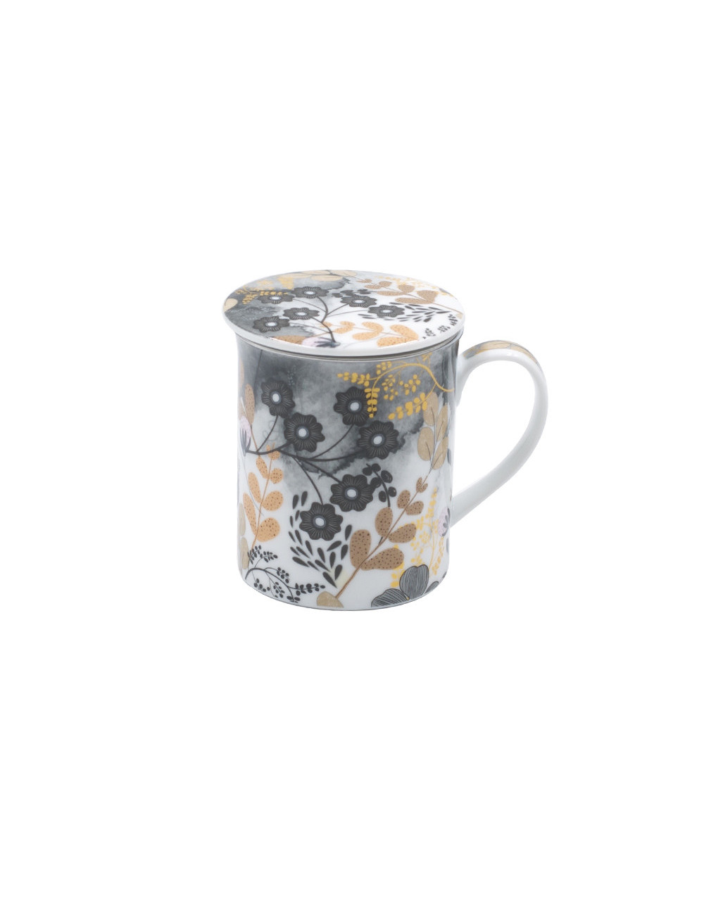 Tisaniera Happy Day Brandani - In Vetro E Metallo, Capacit&agrave; 350 Ml