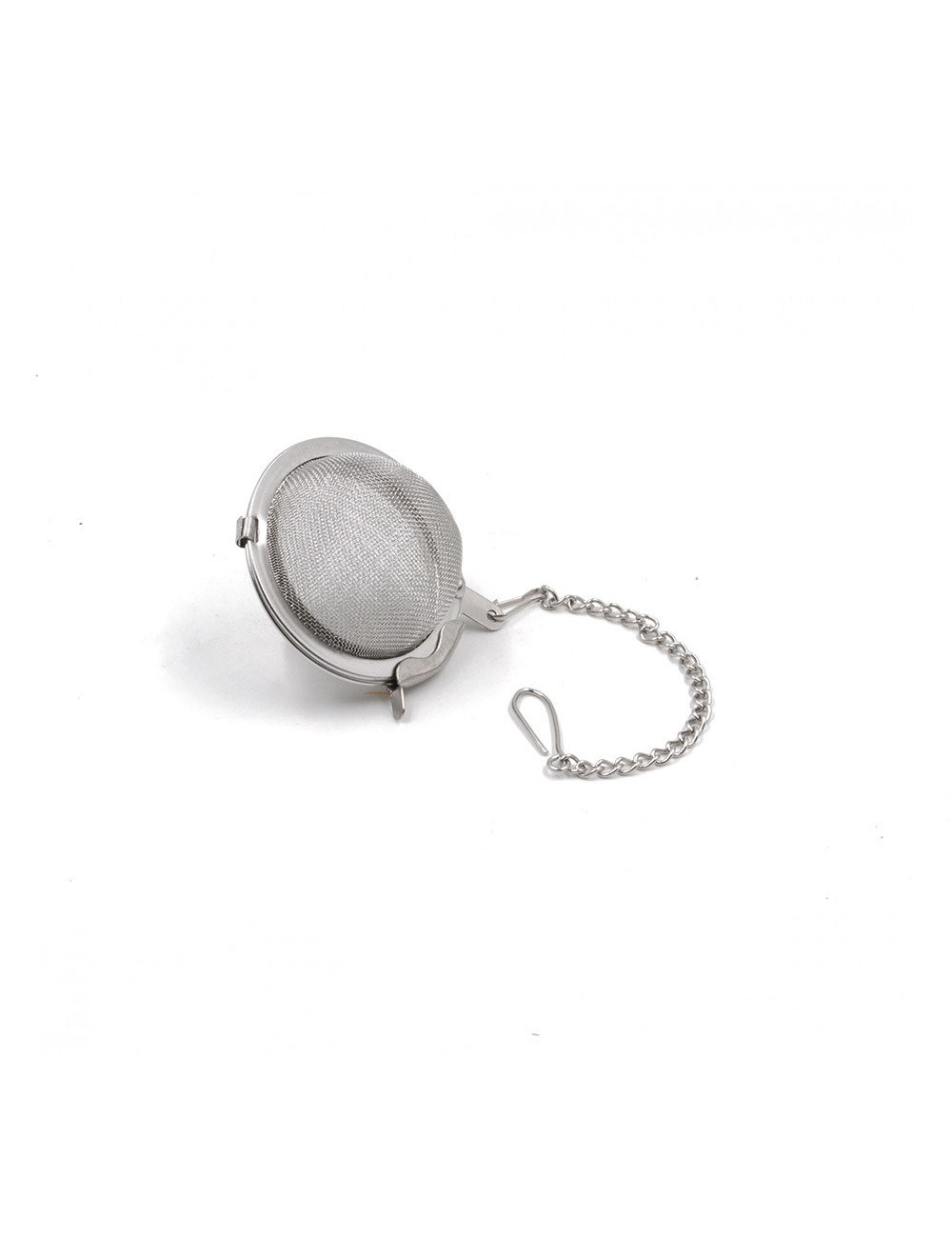 Filtro a sfera Ø 6,5 cm per il tè con catenella e gancio - La Pianta del Tè shop online