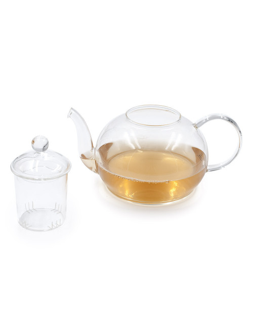 Teiera in vetro  Lu Yu da 1,2 lt - La Pianta del Tè shop online