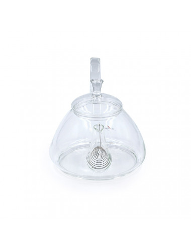 Originale teiera in vetro con filtro interno in acciaio inox - La Pianta del Tè vendita online