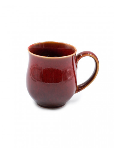 Ogni mug in porcellana rossa Victoria è un pezzo unico - La Pianta del Tè acquista online