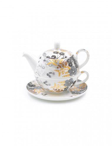Tea For One Aurora in porcellana Fine Bone China - La Pianta del Tè shop on line