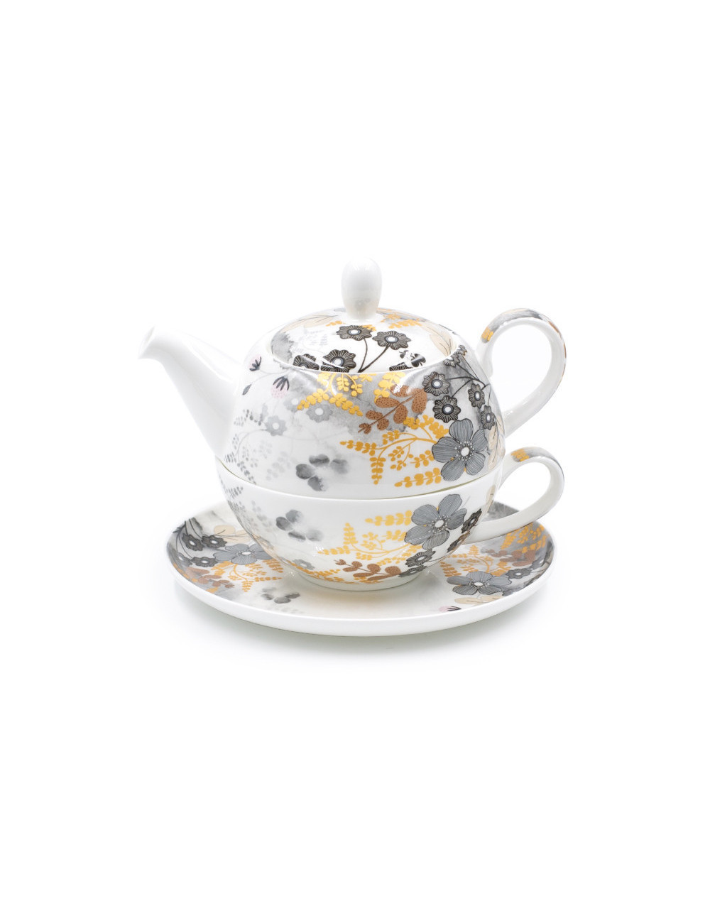 Tea For One Aurora in porcellana Fine Bone China - La Pianta del Tè shop on line Tea For One Aurora in porcellana Fine Bone China - La Pianta del Tè shop on line