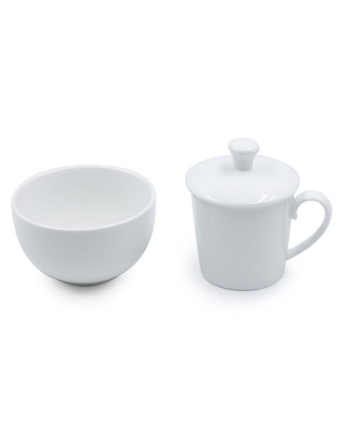 Set Tea Tester in porcellana bianca lucida - La Pianta del Tè shop online
