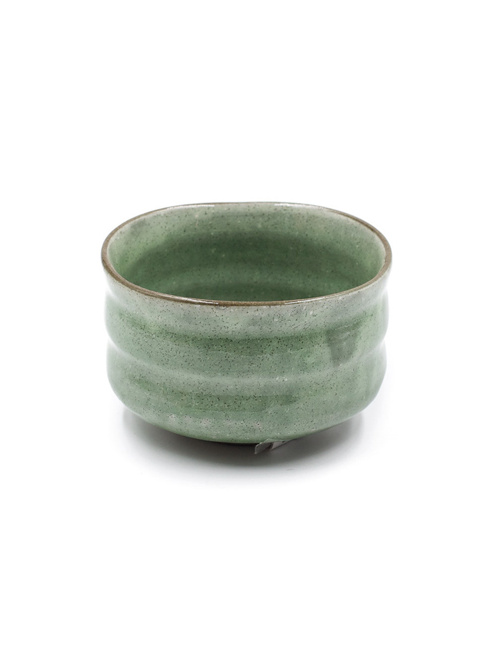 Ciotola di Matcha Giapponese Chawan in Ceramica per la Cerimonia del Tè 300ml / 10,1oz P & T Saisho Bowl Vernice Naturale 
