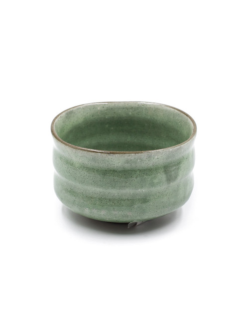 Mino-Yaki Chawan Medtor King Ciotola artigianale per matcha giapponese colore: Bianco prodotta in Giappone 