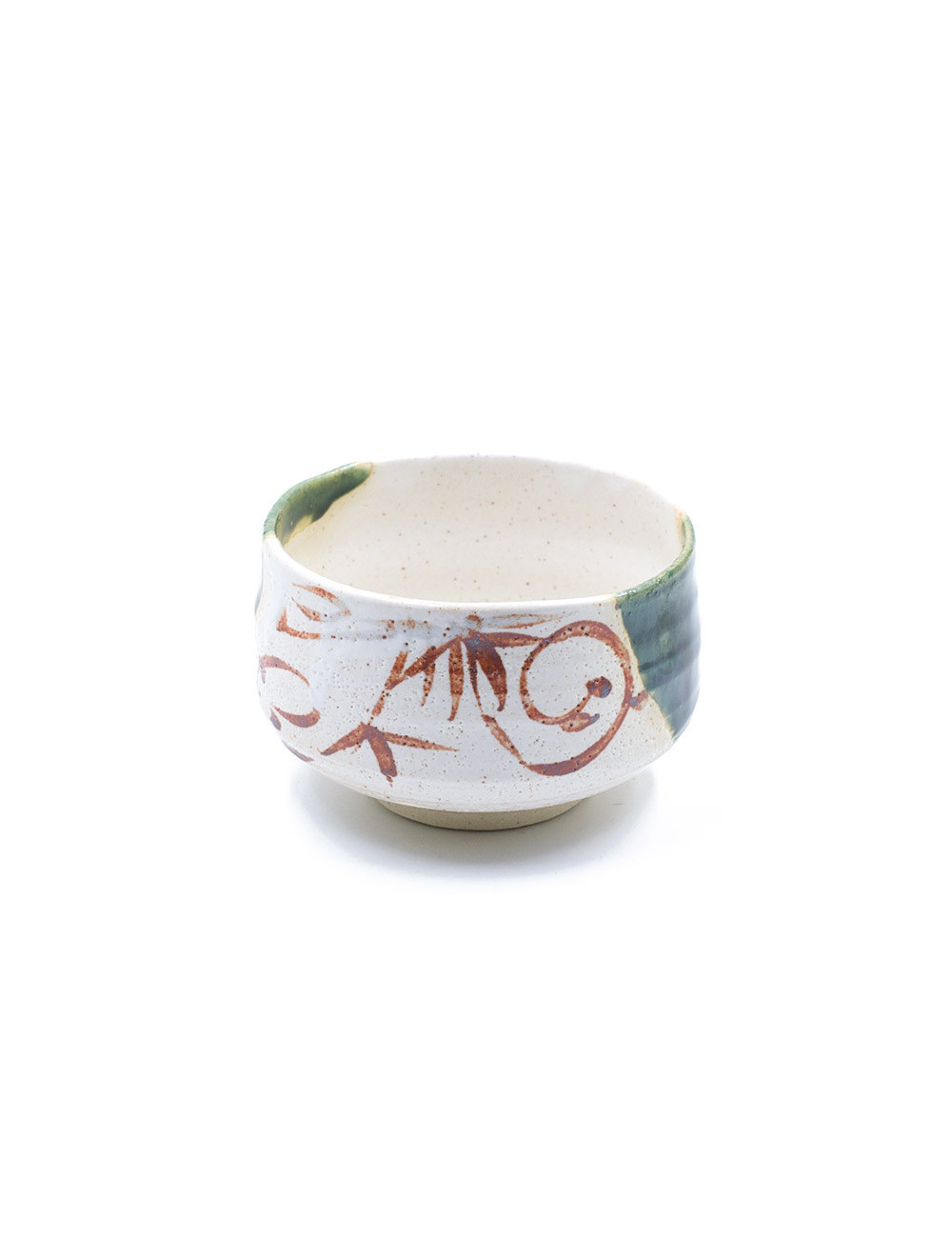 Chawan artigianale in ceramica giapponese dipinta - La Pianta del Tè shop online