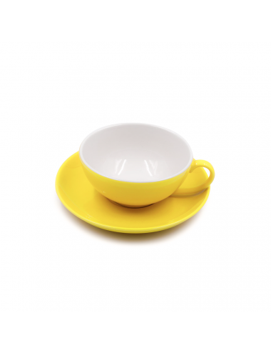 Tazza da tè Color in porcellana gialla da 160 ml - La Pianta del Tè shop on line