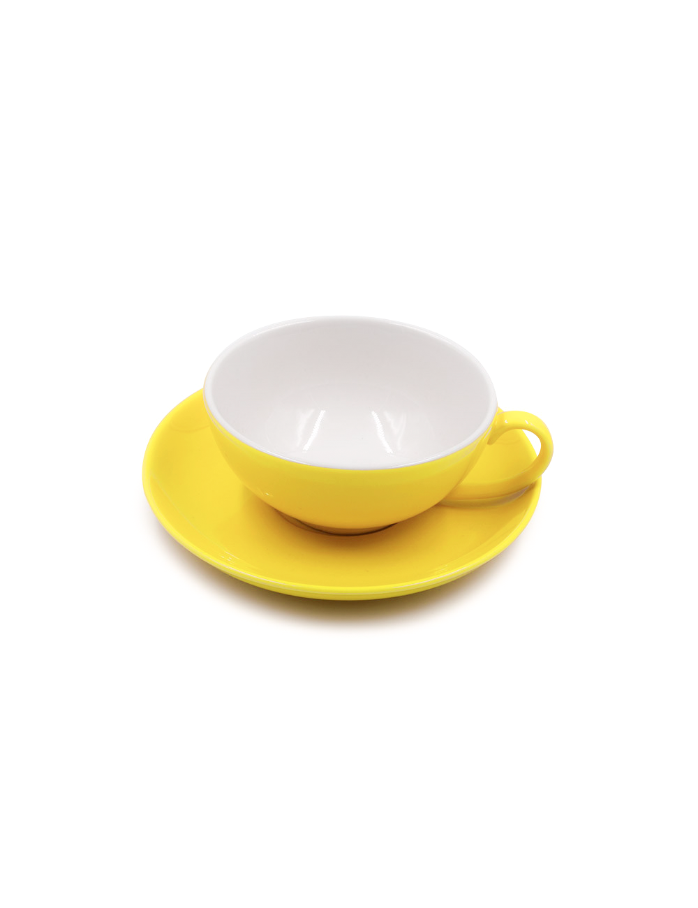 Tazza da tè Color in porcellana gialla da 160 ml - La Pianta del Tè shop on line