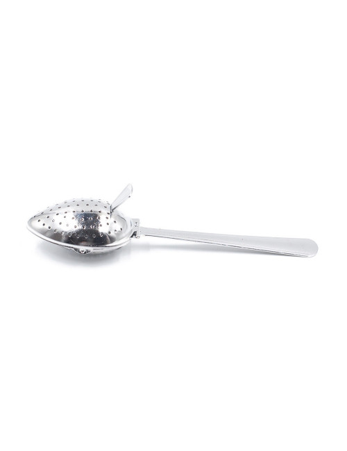 Infusore cucchiaio dosatore in acciaio inox stile vintage - La Pianta del Tè Shop online