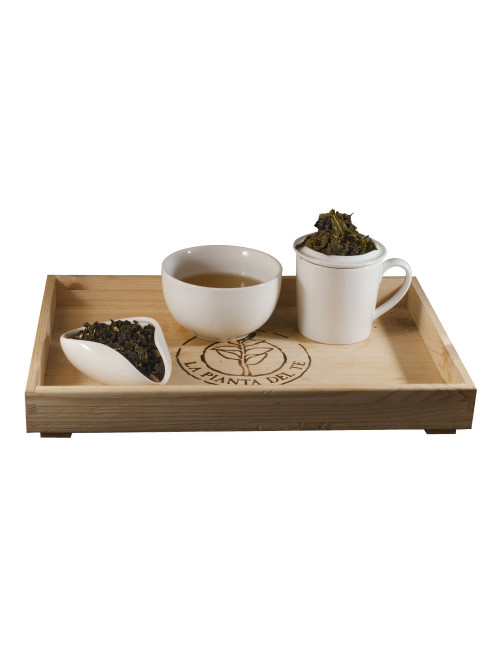 Oolong Albicocca e Rosa Gialla tè blu-verde aromatizzato - La Pianta del Tè shop online