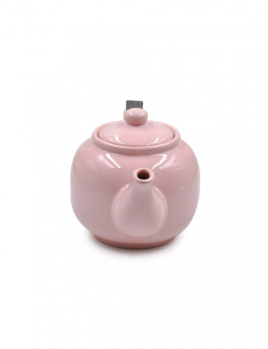Teiera  rosa pastello panciuta per tazze e mug di ogni tipo - La Pianta del Tè acquista on line
