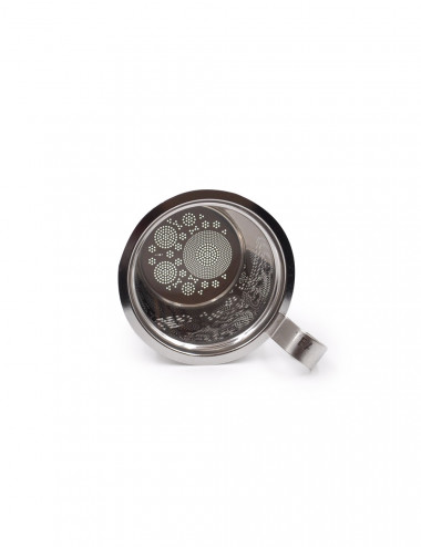 Capiente filtro da tè in acciaio inox con fori sottili per i rooibos - La Pianta del Tè acquista online