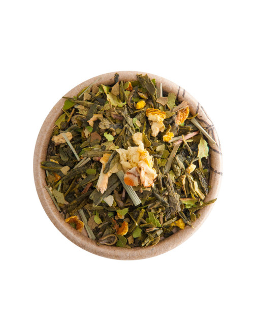 Limone e Zenzero tè verde aromatizzato - La Pianta del Tè shop online