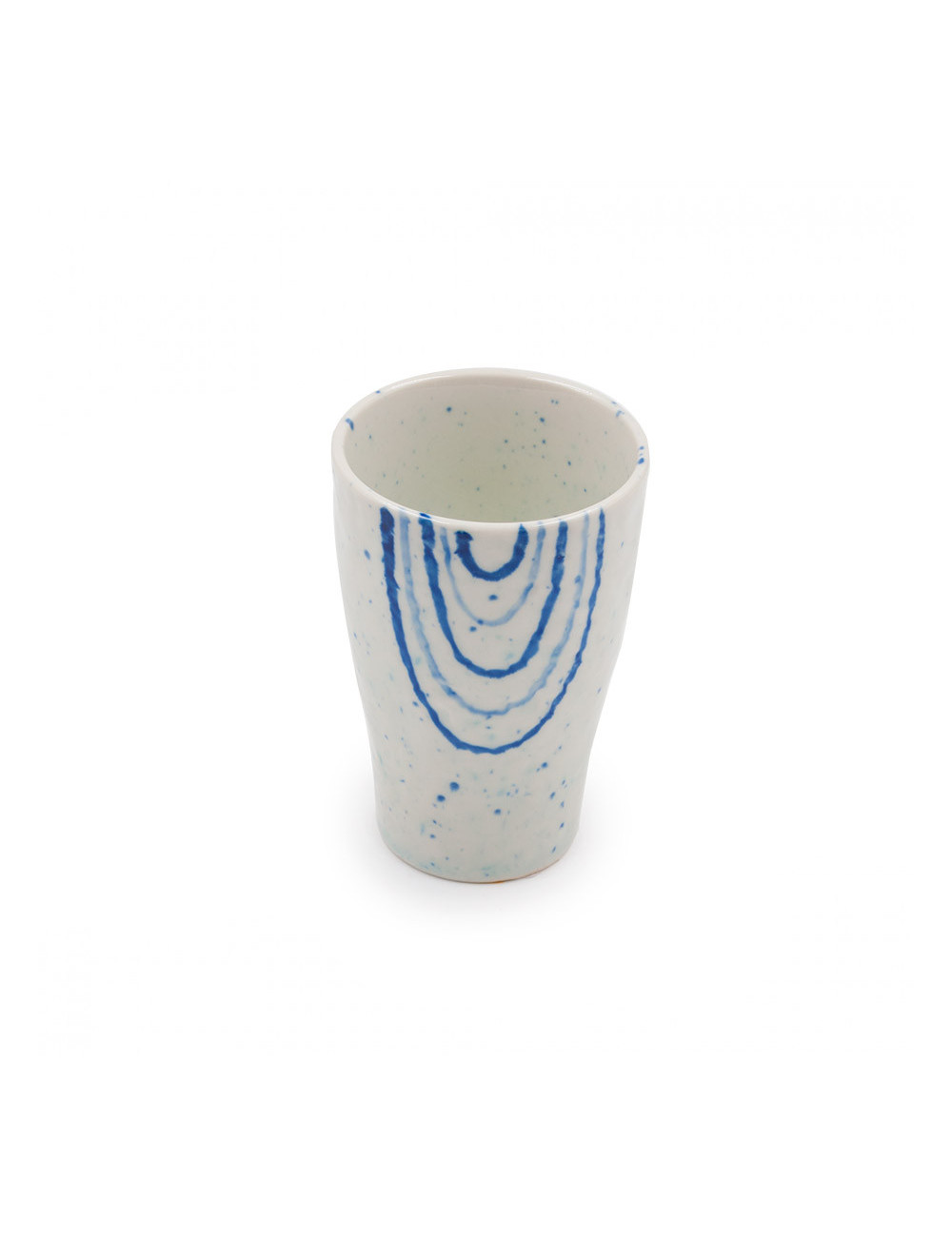 Mug giapponese in ceramica bianca decorata - la Pianta del Tè store online Mug giapponese in ceramica bianca decorata - la Pianta del Tè store online