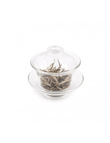 Gaiwan in vetro tradizionale con coperchio -  La Pianta del Tè shop online
