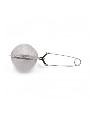 Filtro pinza a sfera Ø 7,5 cm in acciaio inox - La Pianta del Tè vendita online