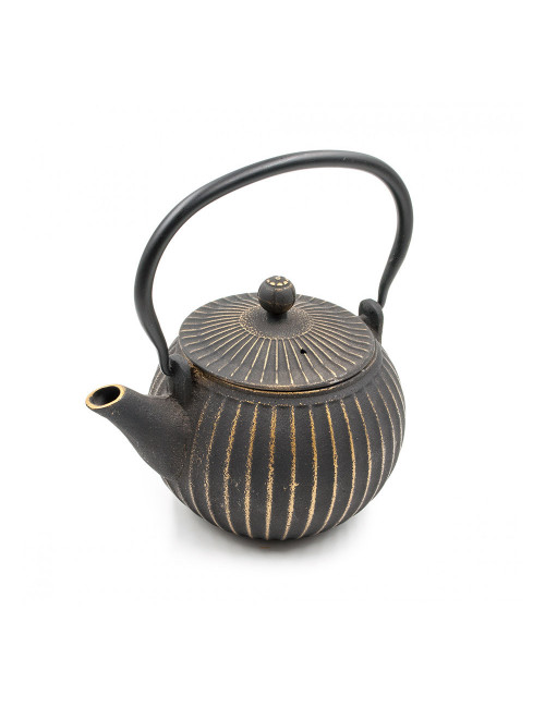 Teiera in ghisa nero/oro - La Pianta del Tè shop online