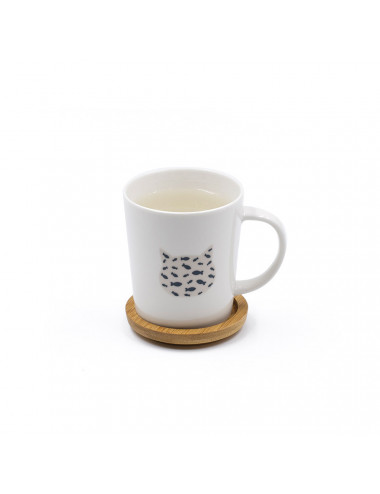 Nella mug gatto magico compaiono pesciolini quando contiene bevande calde - La Pianta del Tè vendita online