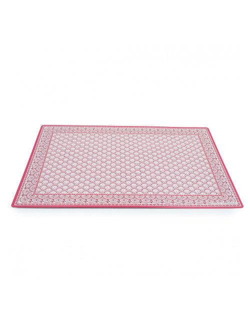 Tovaglietta per la prima colazione in PVC double face rosso Seasons - La Pianta del Tè Shop online