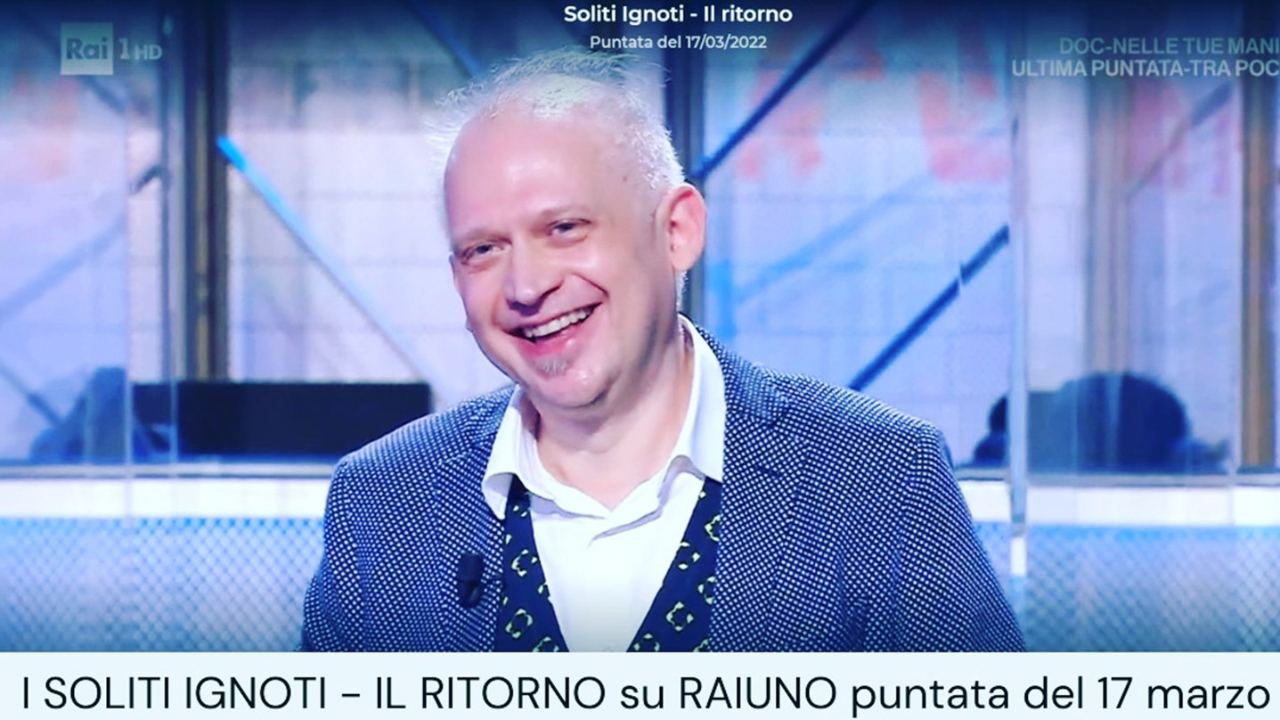 UN NON PIÙ IGNOTO TEA SOMMELIER OSPITE A "I SOLITI IGNOTI"